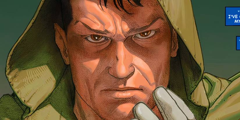 Doctor Doom with his mask off in Marvel Comics