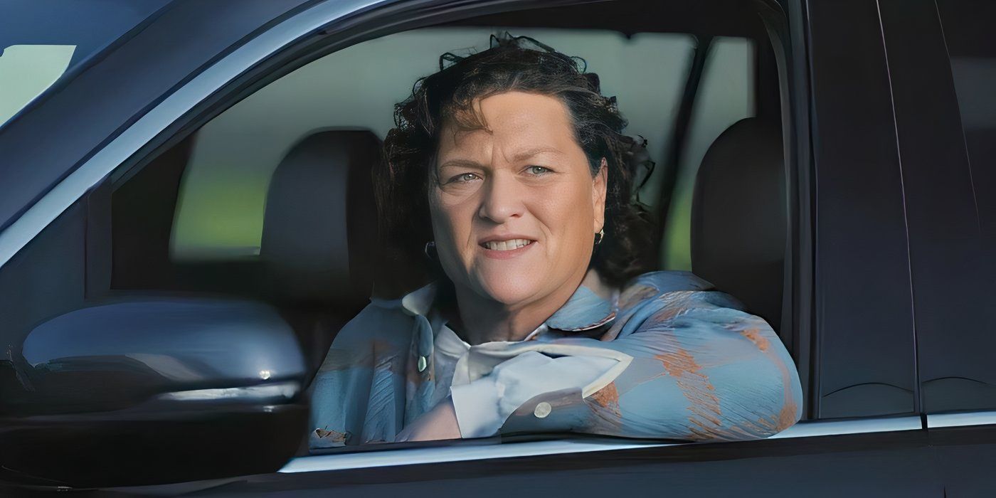 Dot-Marie Jones no está segura acerca de su auto en un comercial de Allstate.