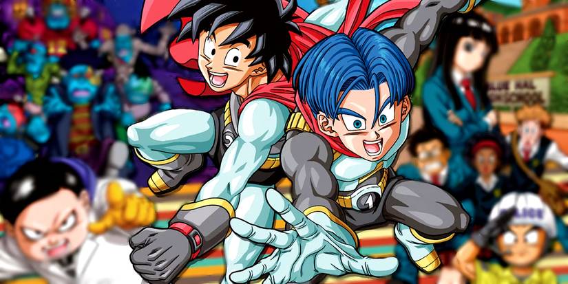 Dragon Ball Super's Goten and Trunks as the superheroes Saiyman X1 and X2