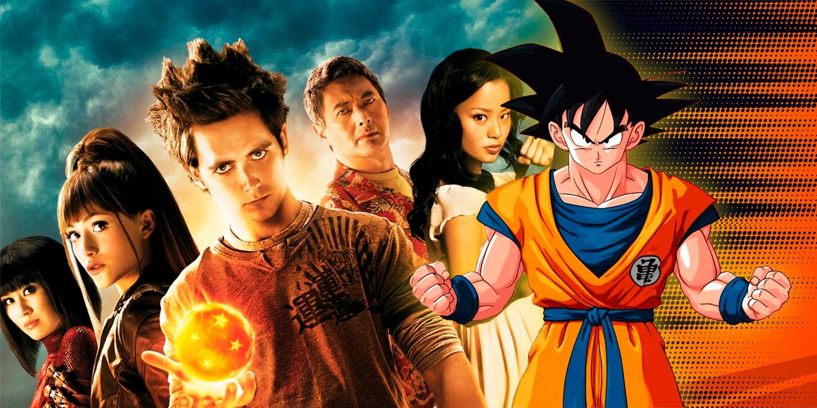 Custom image of Dragonball Evolution and Goku from Dragon Ball Z