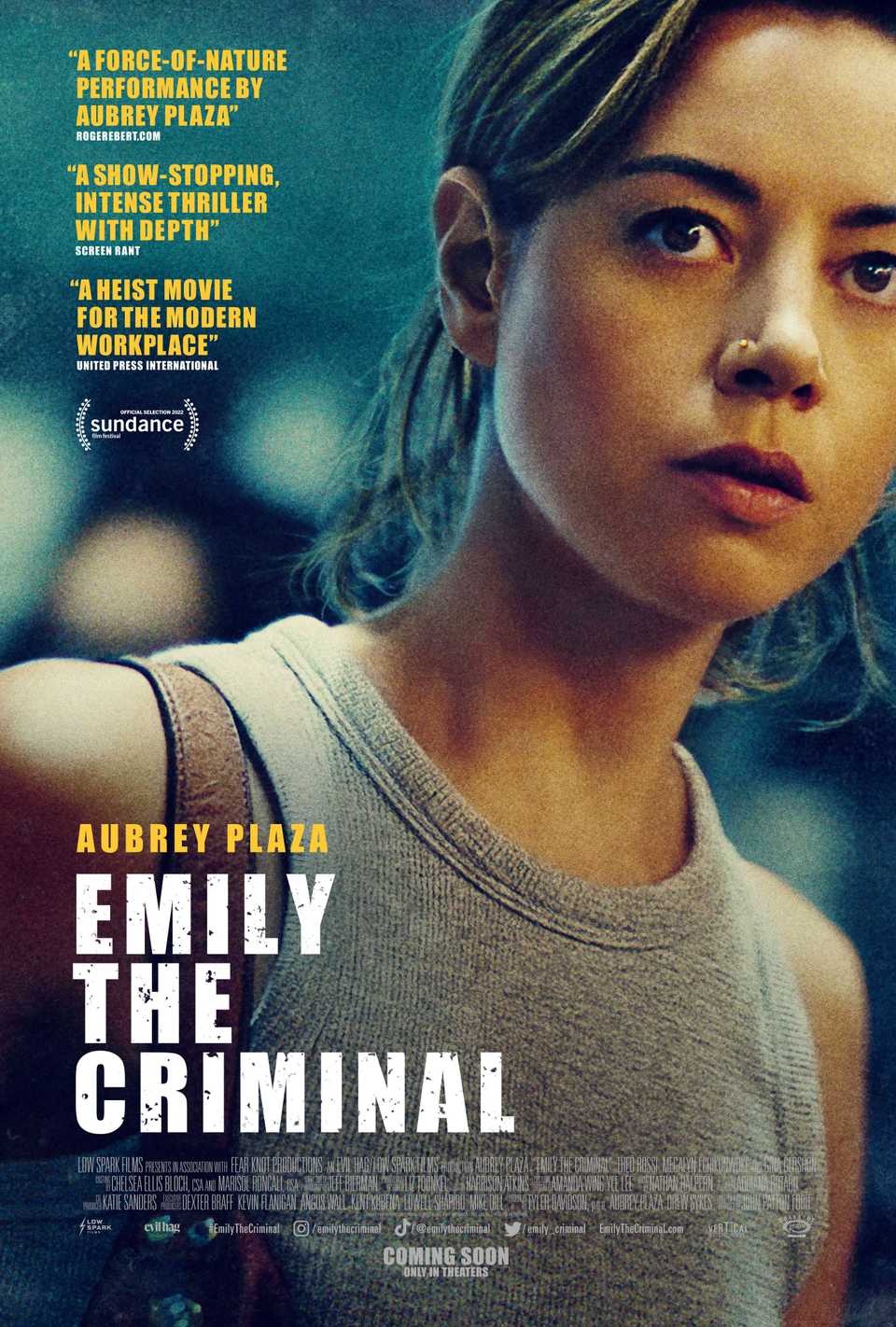 Emily the Criminal Movie Film Poster