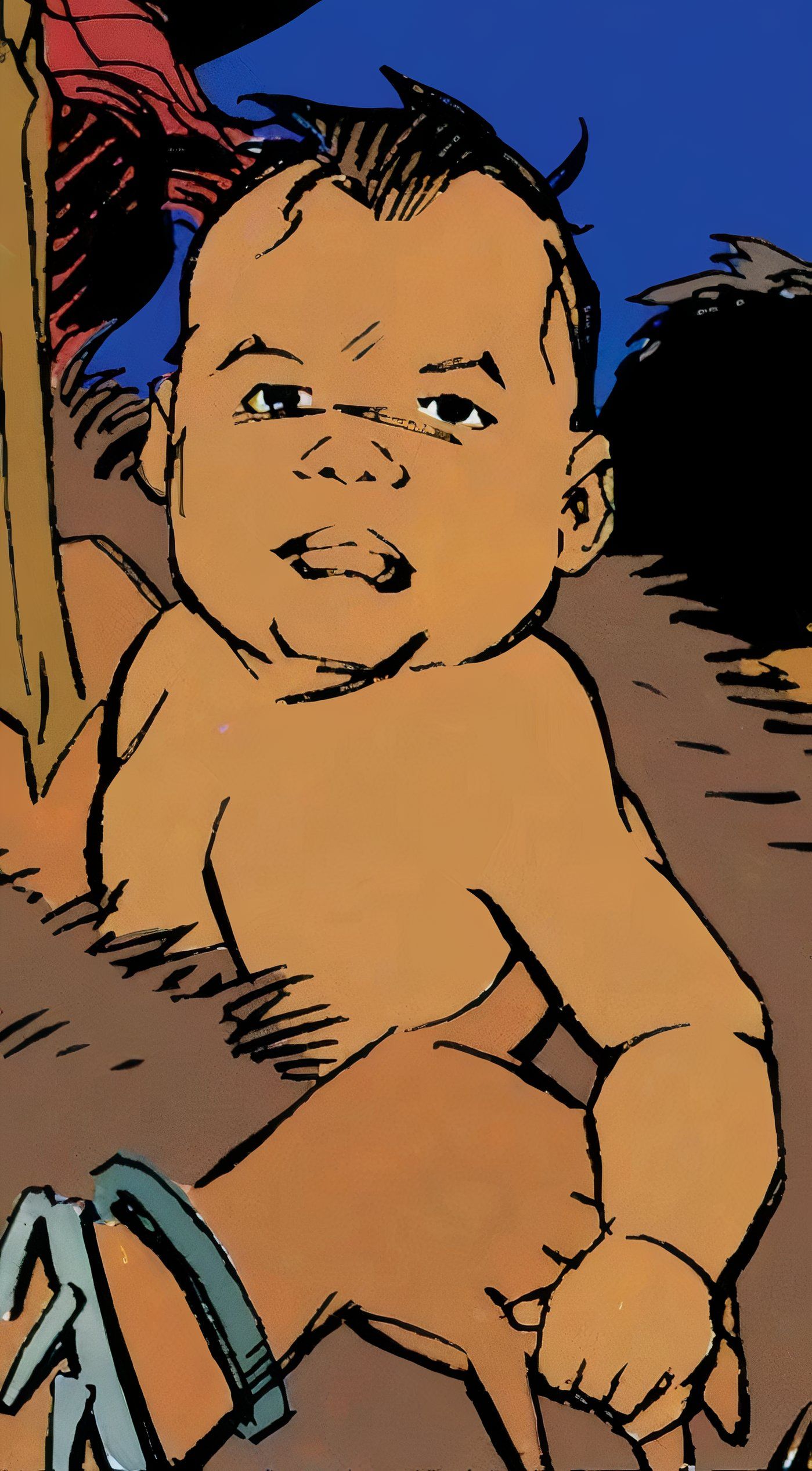 Erista The Son Of Wolverine As A Baby