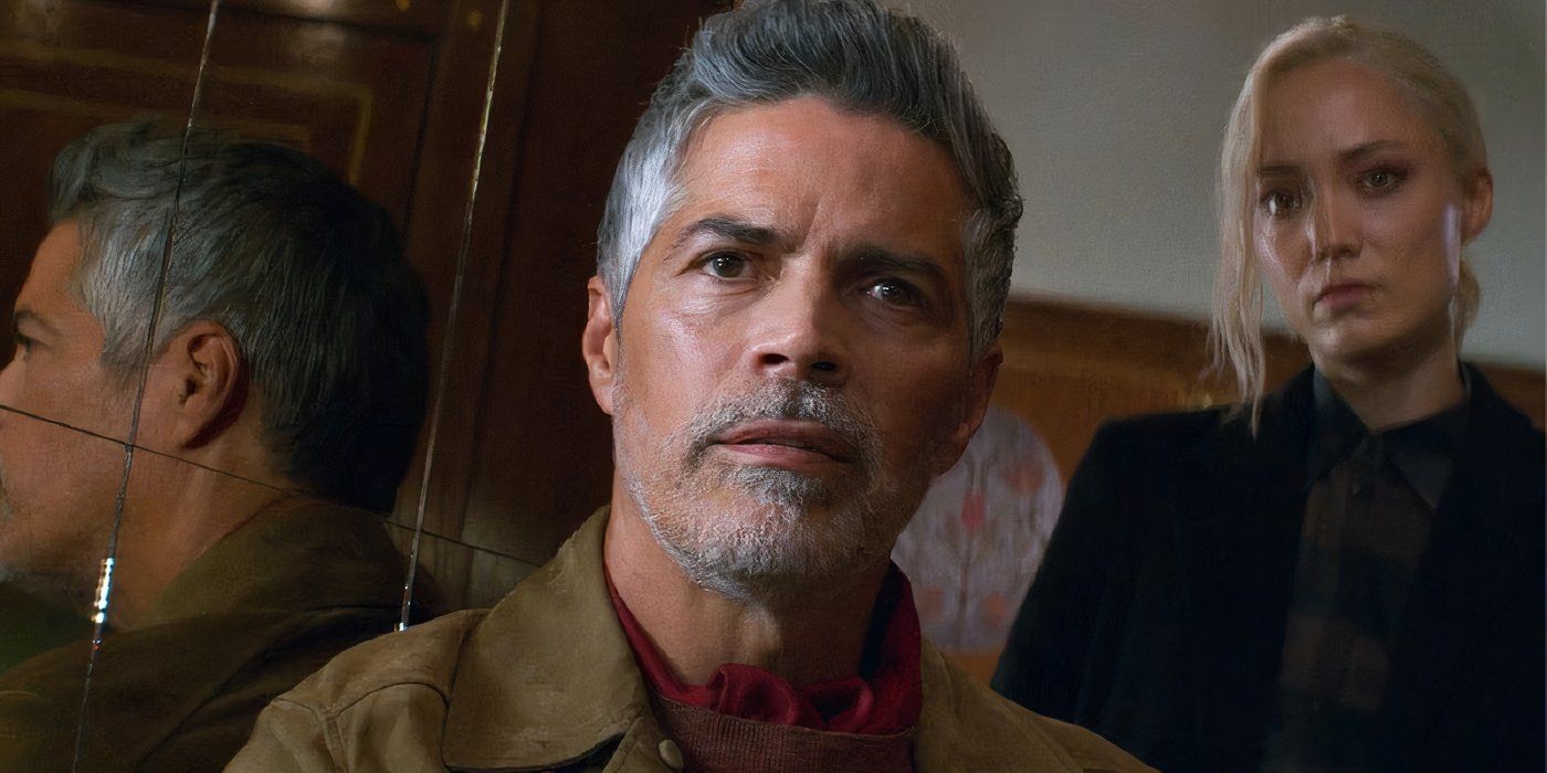 Esai Morales sembra turbato in Mission: Impossible - Dead Reckoning Parte Uno