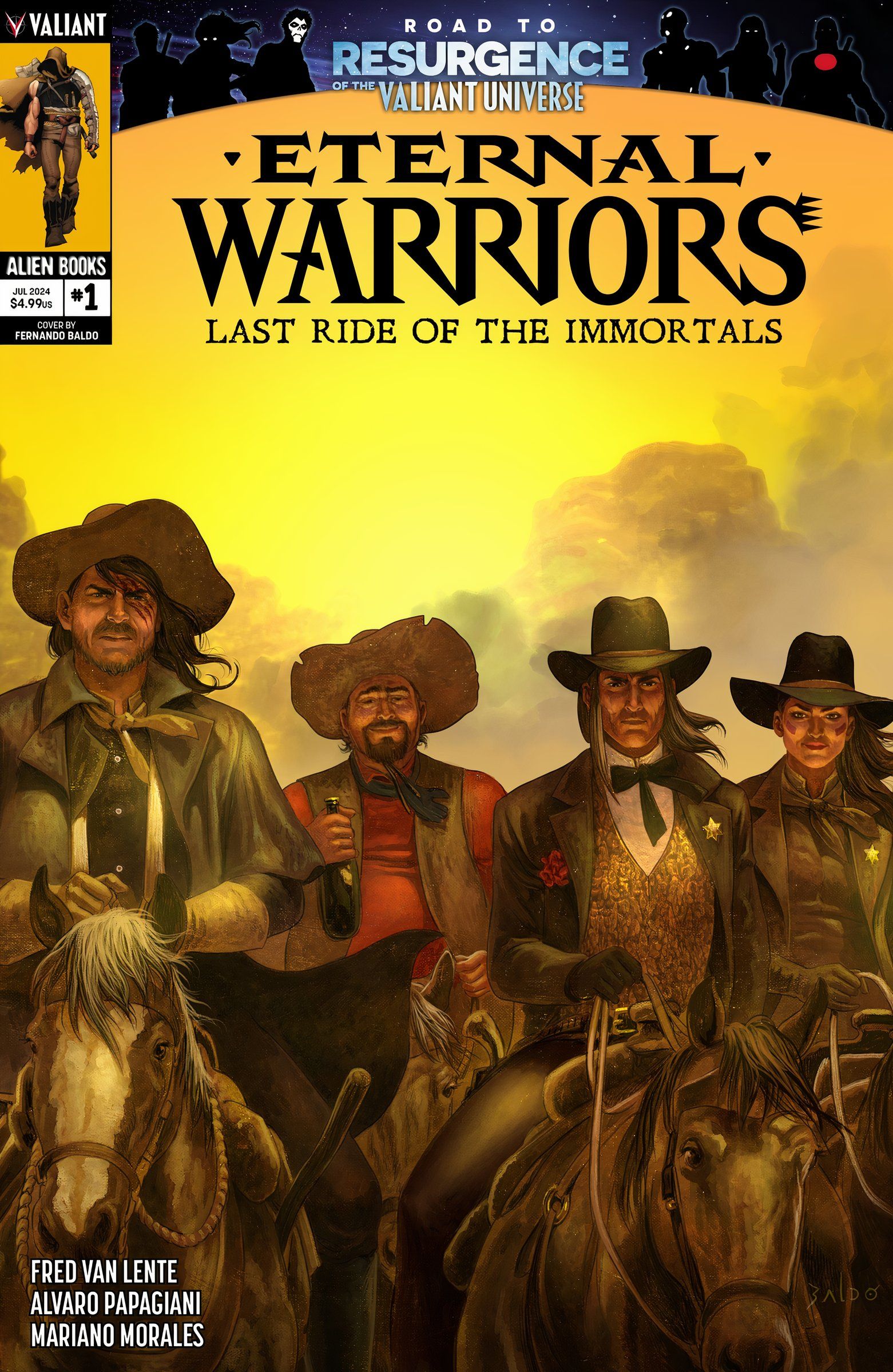 Capa do último passeio de Eternal Warriors 1