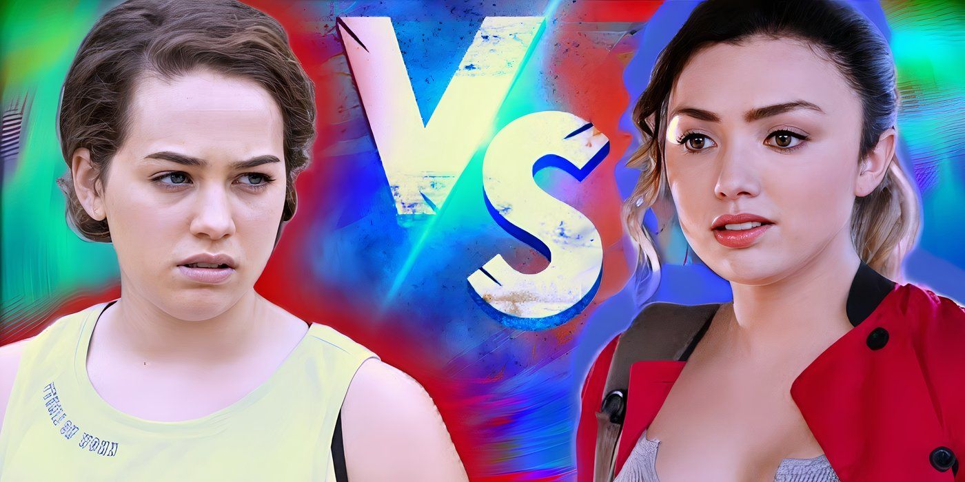 Mary Mouser como Sam LaRusso y Peyton List como Tori Nichols en Cobra Kai