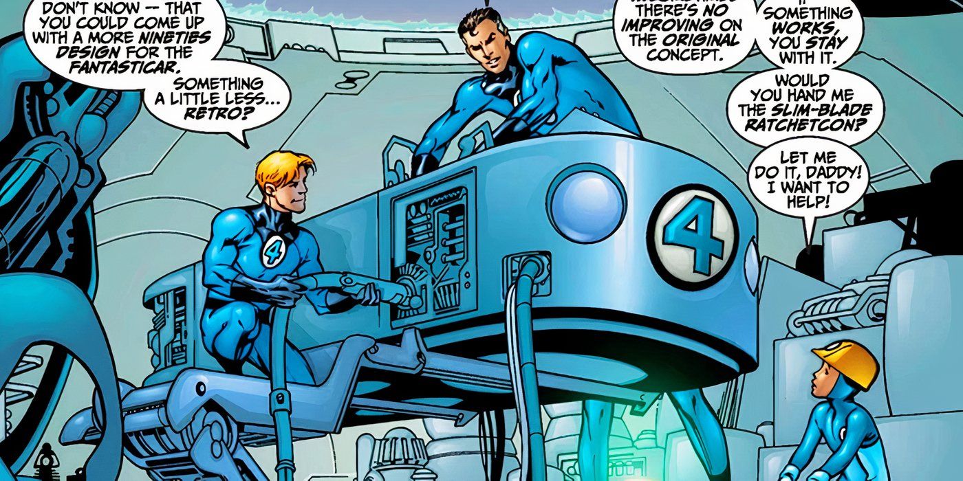 MCUs New Fantastic Four Vehicle Finally Brings Howard Starks First Dream To Life 14 Years Later