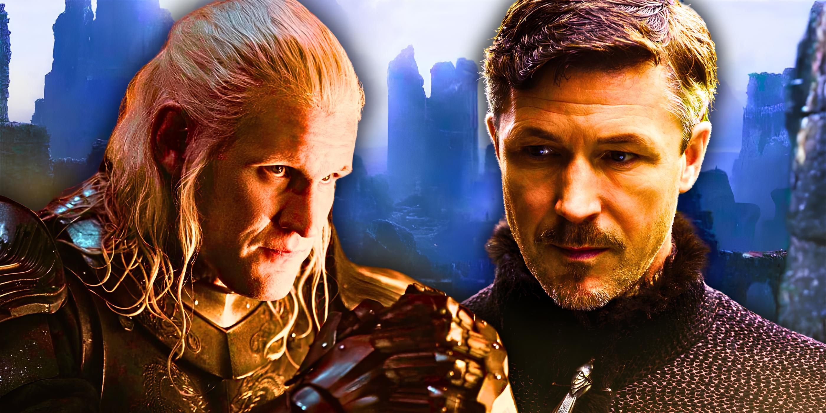 Pintura personalizada de Daemon y Littlefinger en Harrenhal