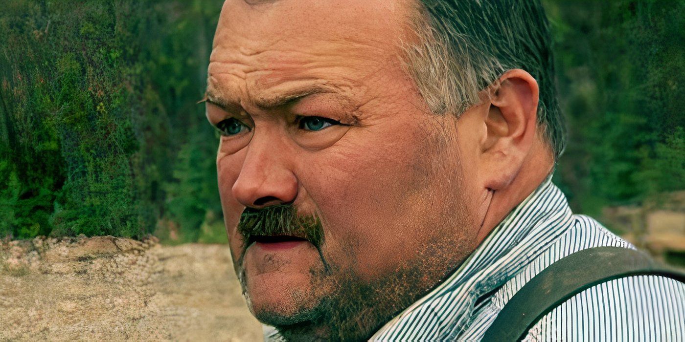 Gene Cheeseman staring intensely in Gold Rush.