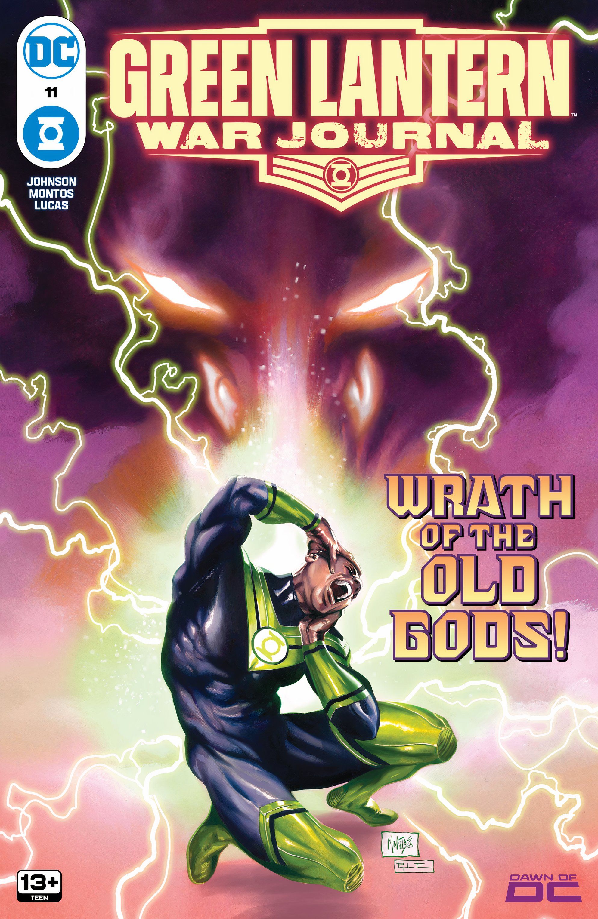 Capa do Diário de Guerra do Lanterna Verde 11 John in Pain DC