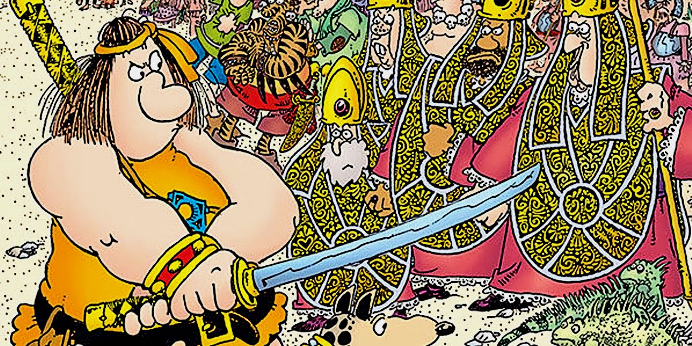 Groo the Wanderer faces off against any army of enemies.