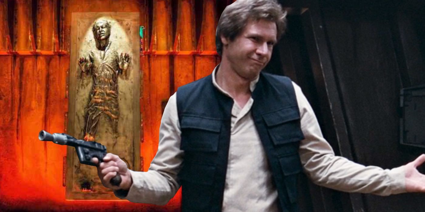 Han Solo Carbonite and Endor Custom Star Wars Image