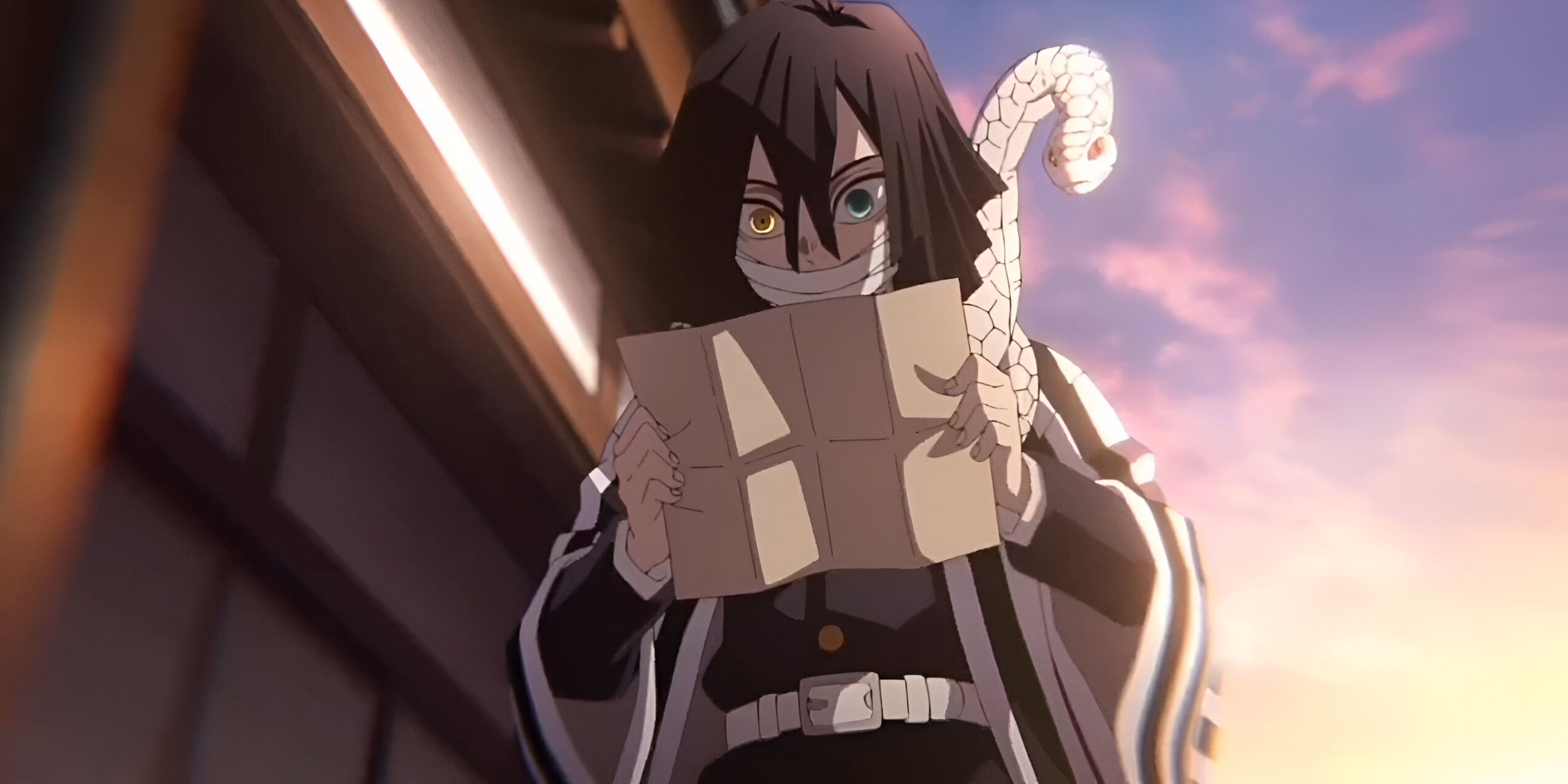 Iguro Kouchi reading a letter Demon Slayer: Kimetsu no Yaiba