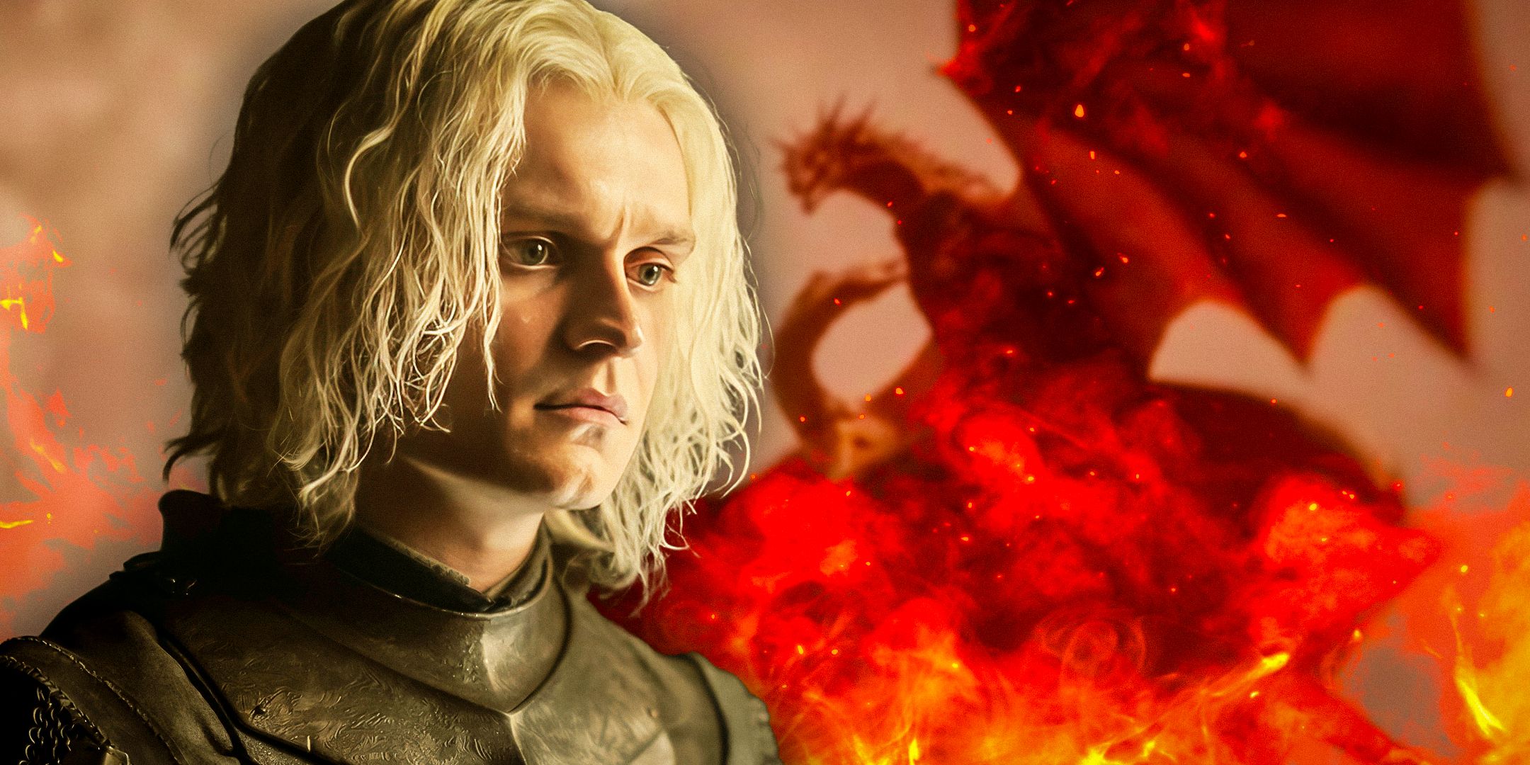 El rey Aegon II Targaryen (Tom Glynn-Carney) lucha contra Melise y Sunfire en la Casa del Dragón.