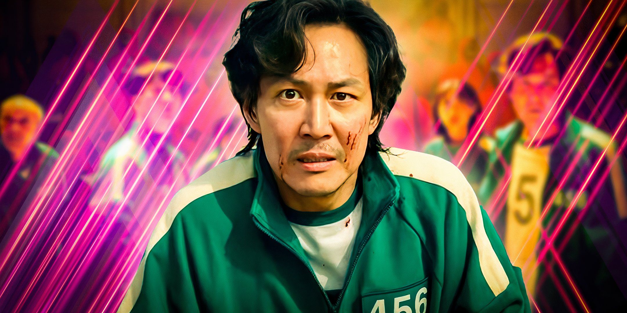 Lee Jung-jae as Seong Gi-hun in Squid Game S1