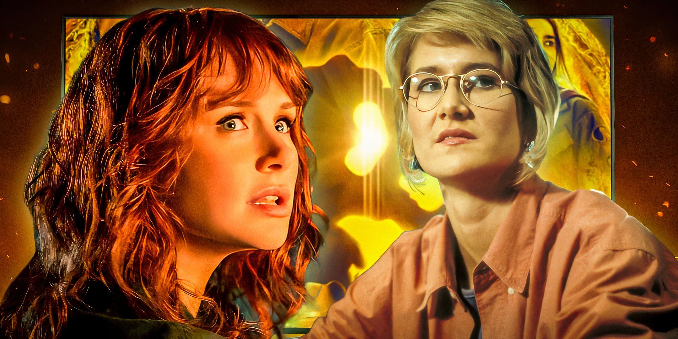 Laura Dern and Bryce Dallas Howard in the Jurassic Park Franchise