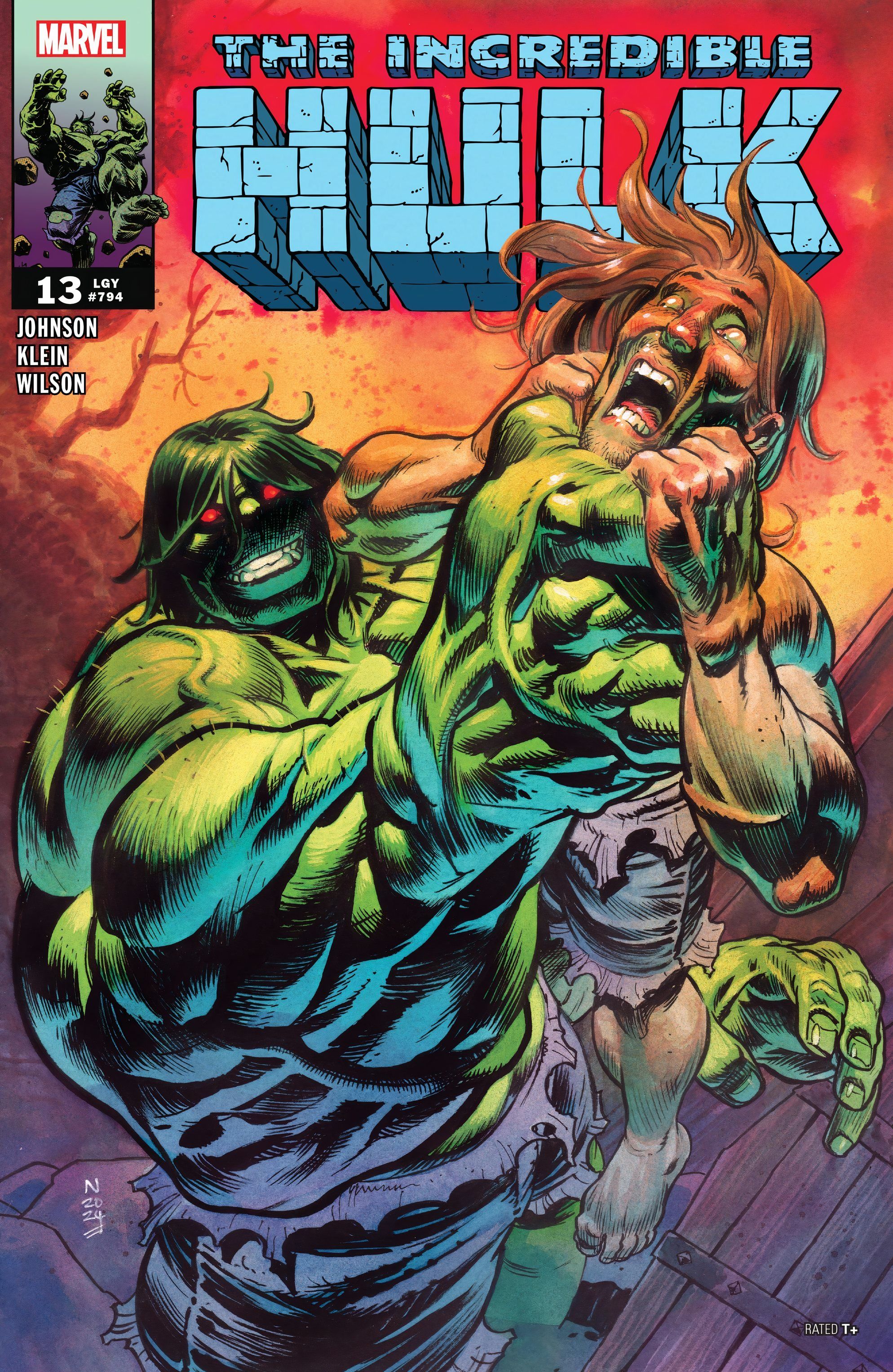 Capa do Incrível Hulk 13 Hulk Throttling Banner Marvel