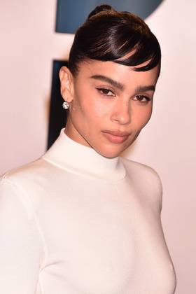 Headshot Of Zoë Kravitz In The Vanity Fair Oscar Party