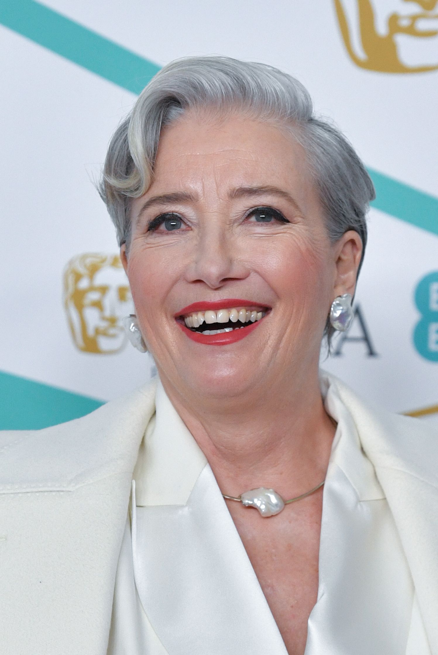 Headshot Of Emma Thompson In The EE BAFTA Film Awards 2023