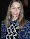 Headshot Of Emilia Clarke In The Paris Fashion Week Womenswear Spring/Summer 2024
