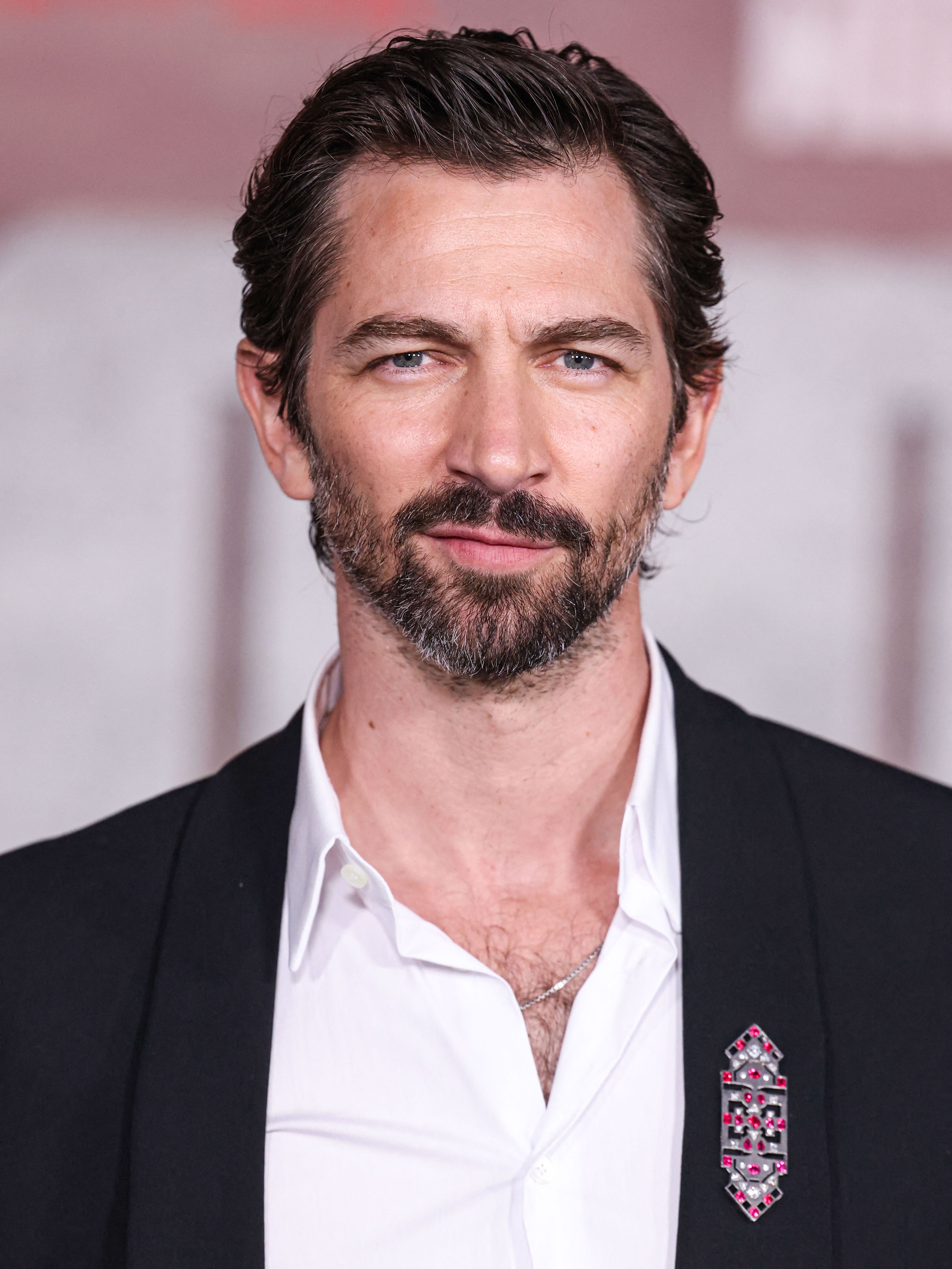 Headshot Of Michiel Huisman In The Los Angeles Premiere Of Netflix&rsquo;s &lsquo;Rebel Moon - Part One: A Child Of Fire&rsquo;