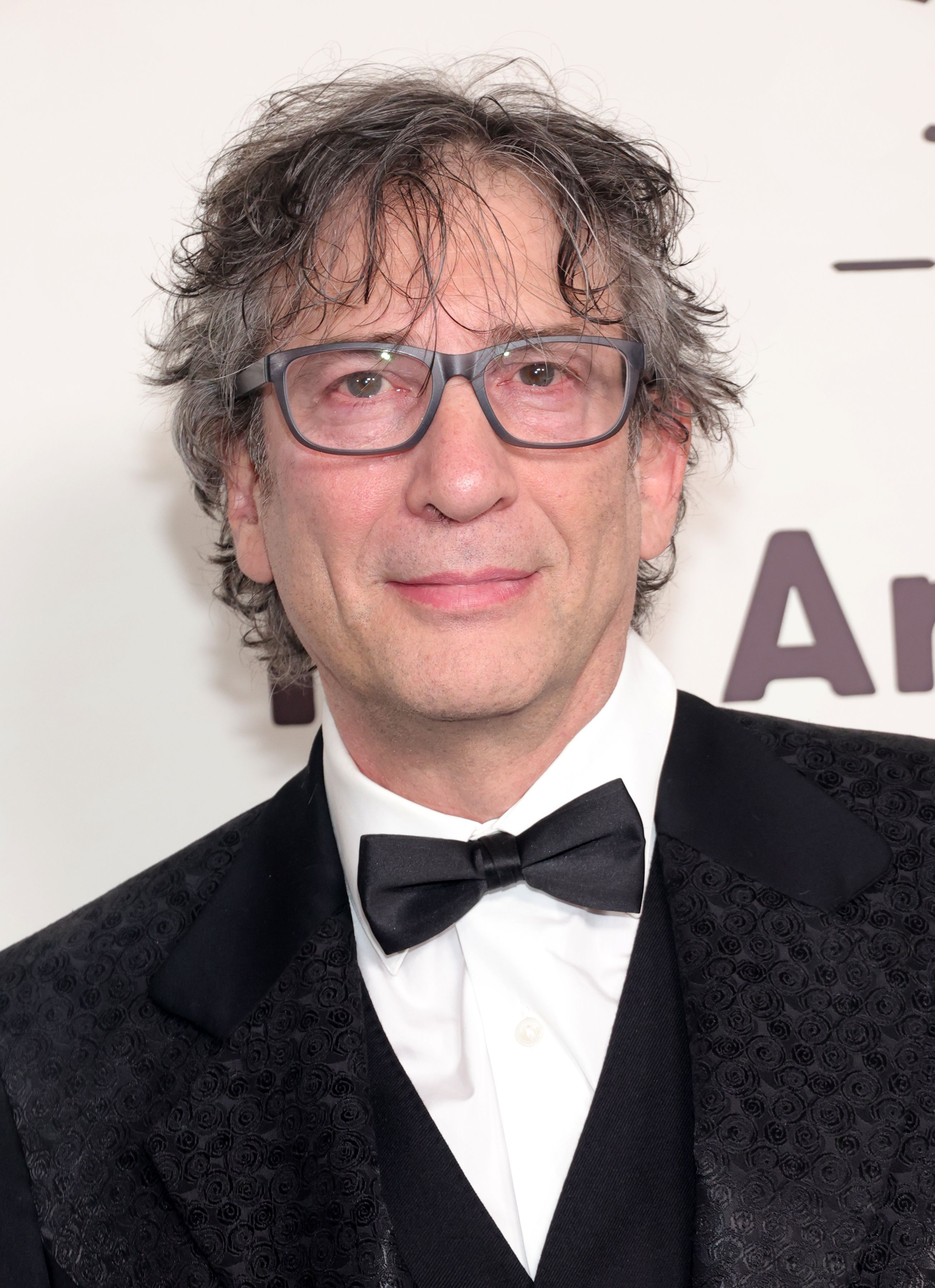 Headshot Of Neil Gaiman In The Art Of Elysium's 2024 HEAVEN Gala at The Wiltern.