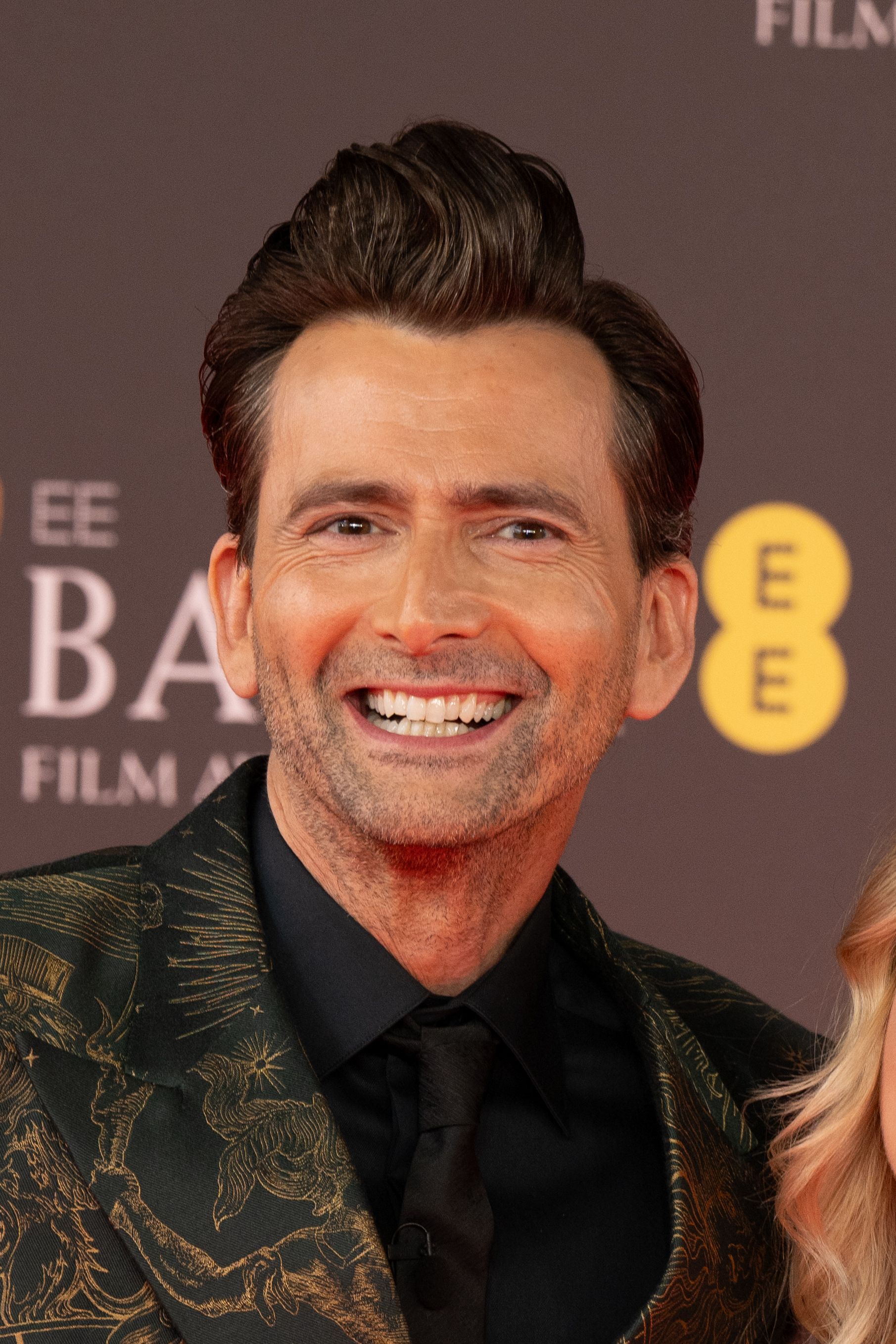 Headshot Of David Tennant IN The Celebrities attend the red carpet at the BAFTA British Academy Film Awards