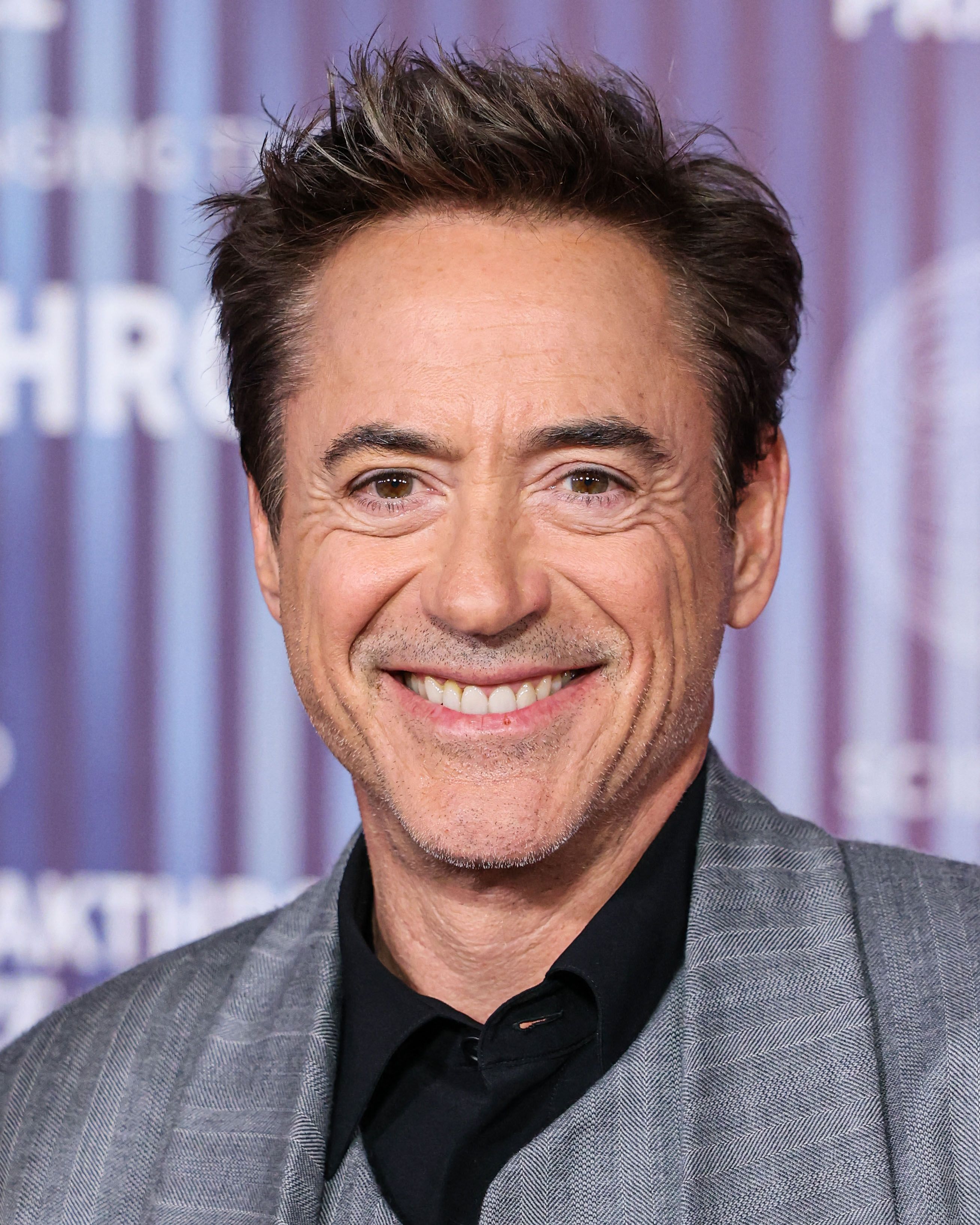 Foto da cabeça de Robert Downey Jr. na 10ª cerimônia anual do prêmio Breakthrough