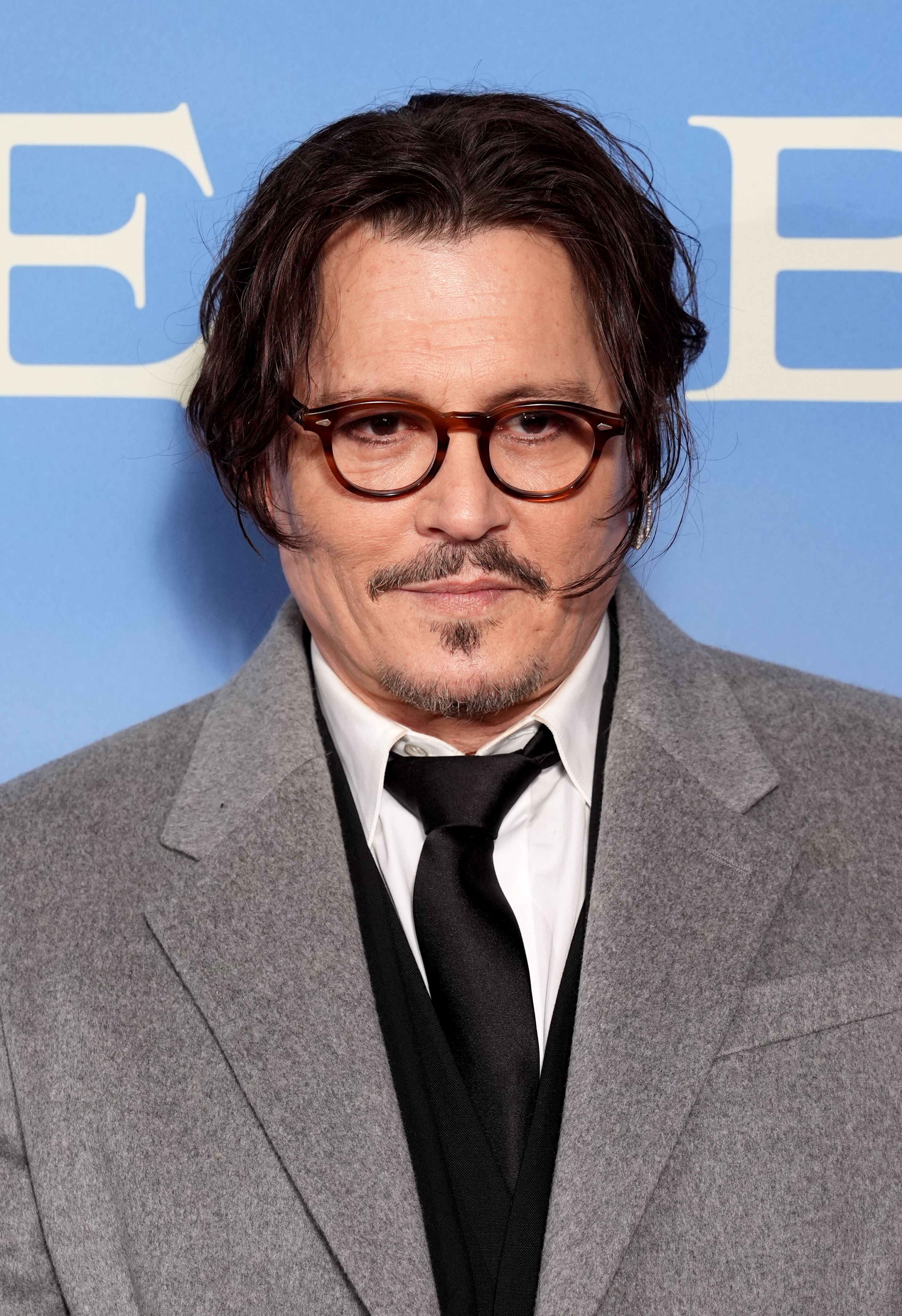 Headshot Of Johnny Depp In The UK premiere of Jeanne Du Barry