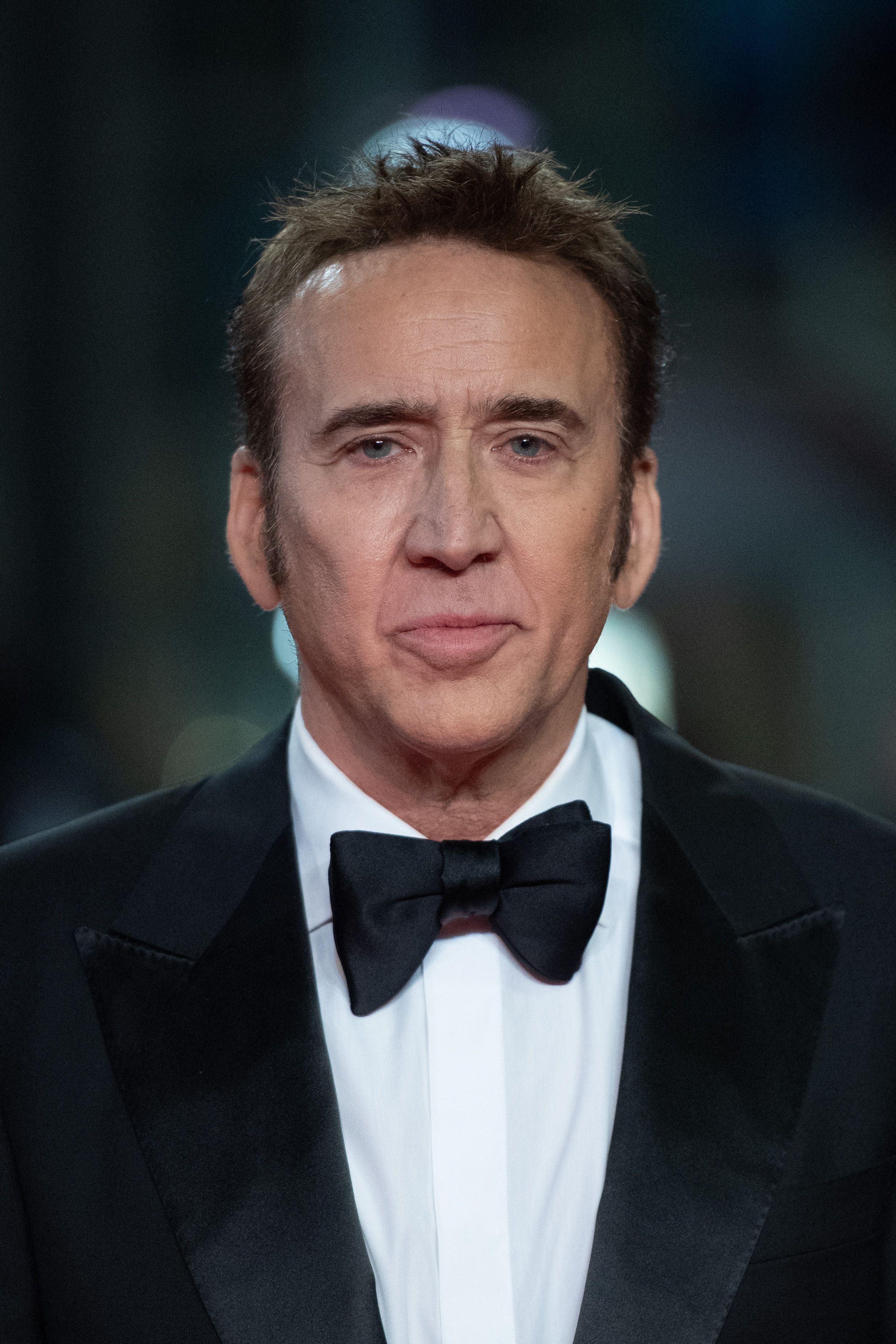 Headshot Of Nicolas Cage In The 77th Cannes Film Festival 'The Surfer' Premiere