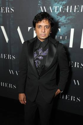 Shot Of M. Night Shyamalan In The World premiere of ‘The Watchers’