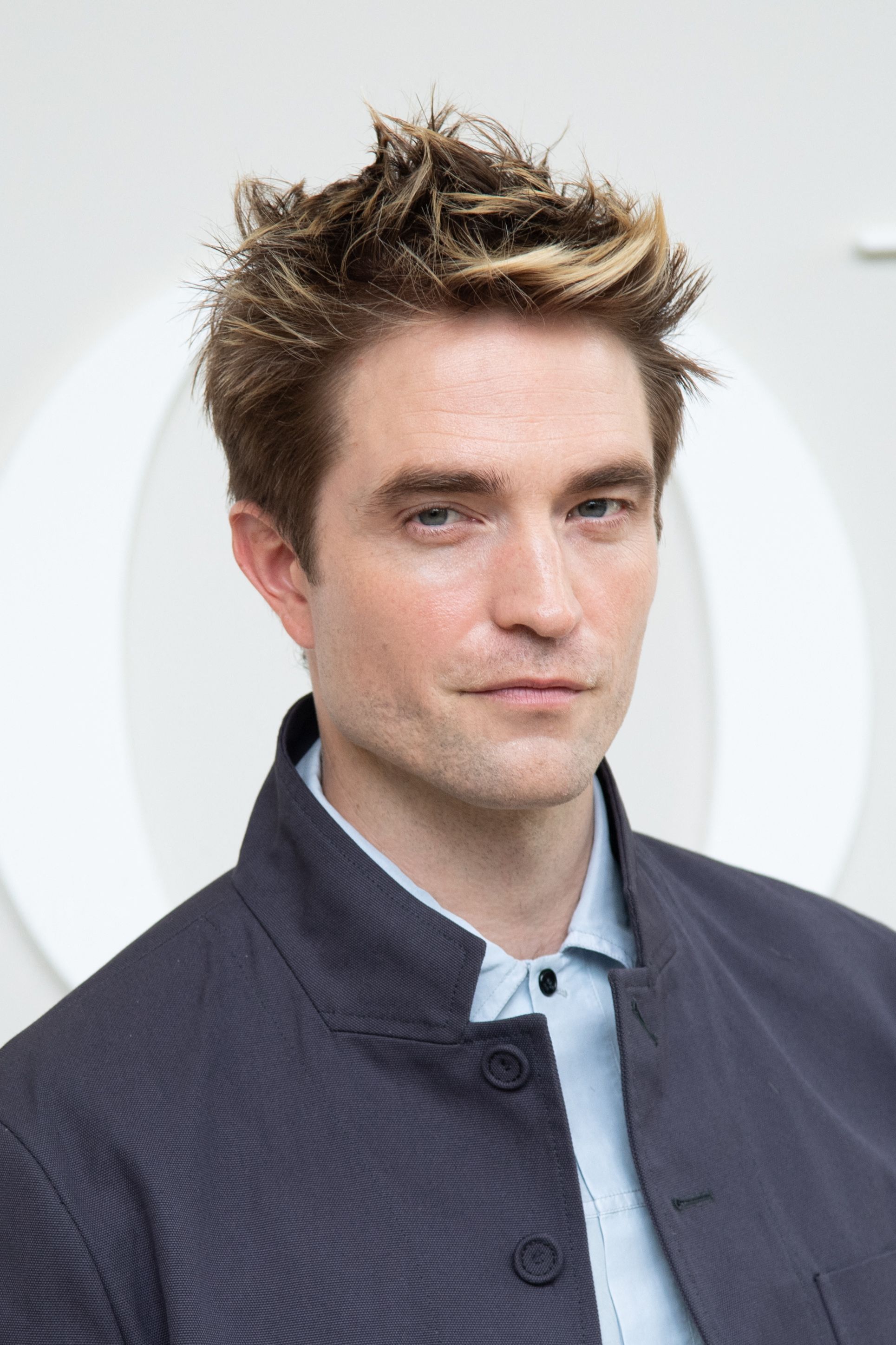 Headshot Of Robert Pattinson In The Dior Homme Menswear Spring/Summer 2025 show