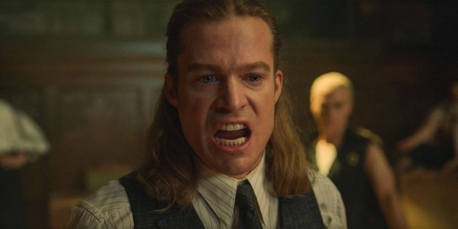 Sam Reid as Lestat de Lioncourt looking furious in Interview with the Vampire season 2 episode 8