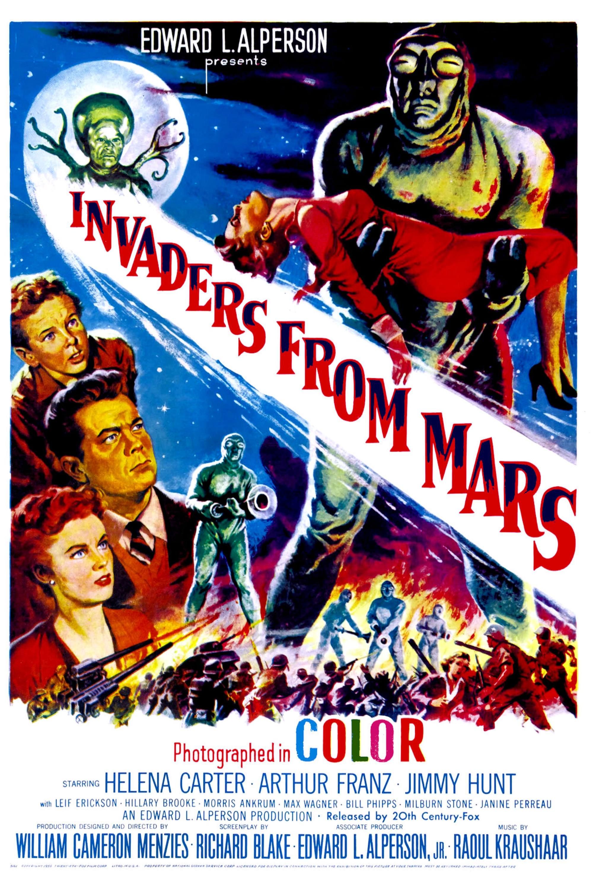 Invaders from Mars (1953) - poster