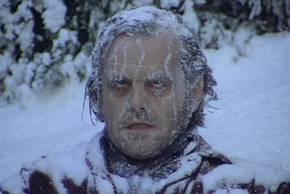 Jack covered by snow in The Shining