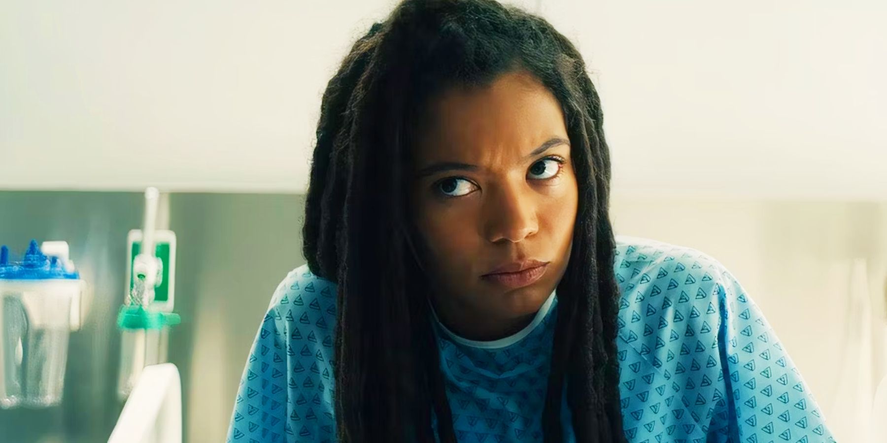 Jaz Sinclair como Marie no final da 1ª temporada de Gen V