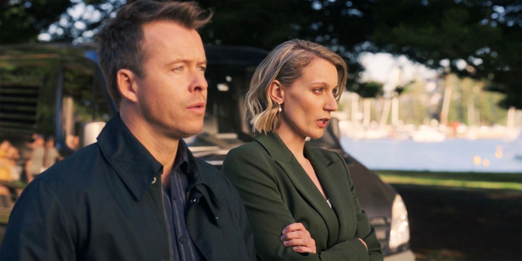 JD and an ex partner in NCIS Sydney