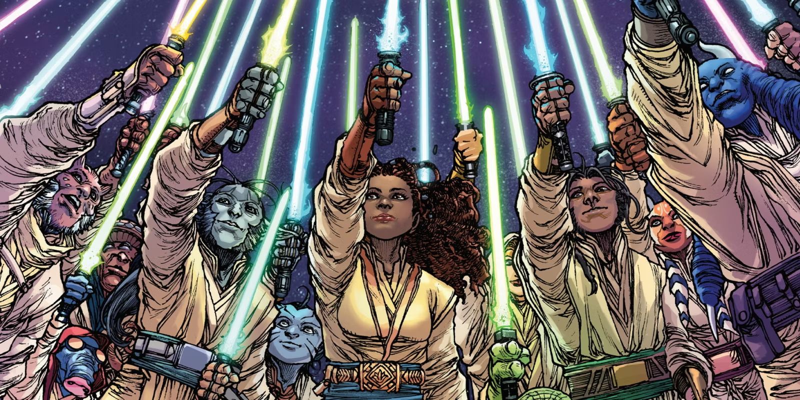 Jedi-levantam-seus-sabres-de-luz-em-Star-Wars-The-High-Republic-Adventures