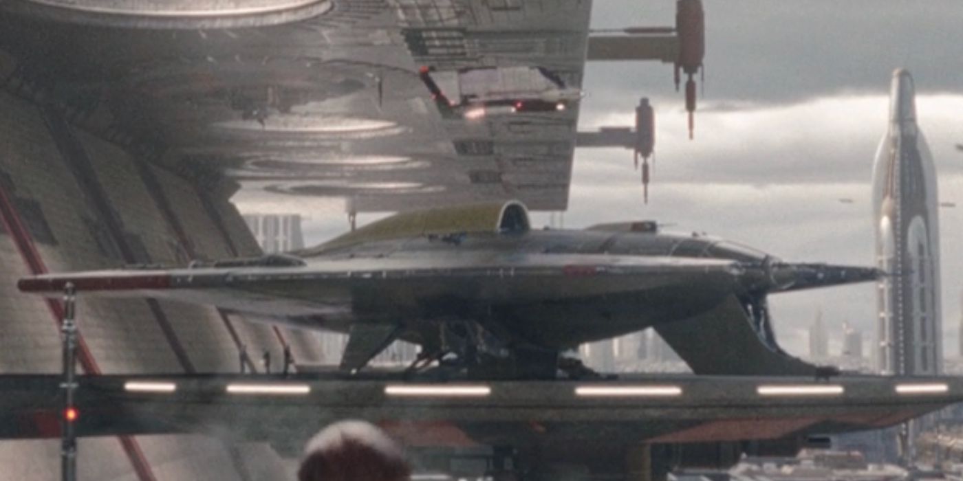 Jedi Shuttle In Acolyte Episode 6