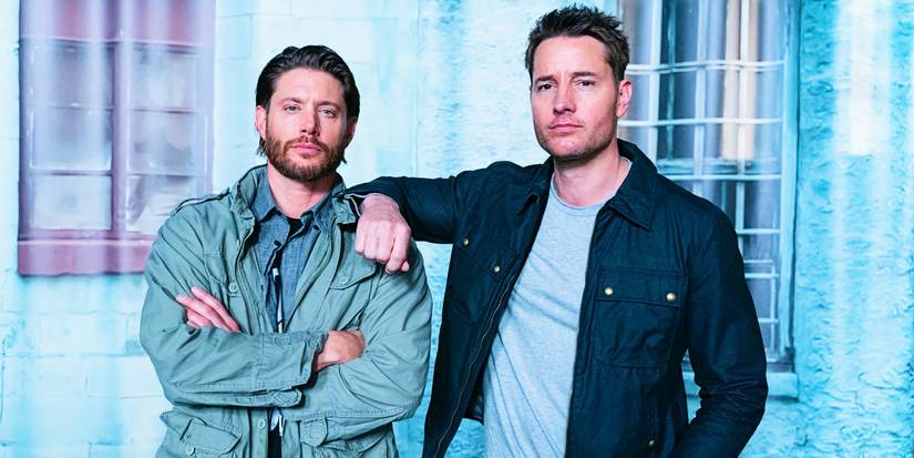 Jensen Ackles and Justin Hartley as Russell and Colter in Tracker