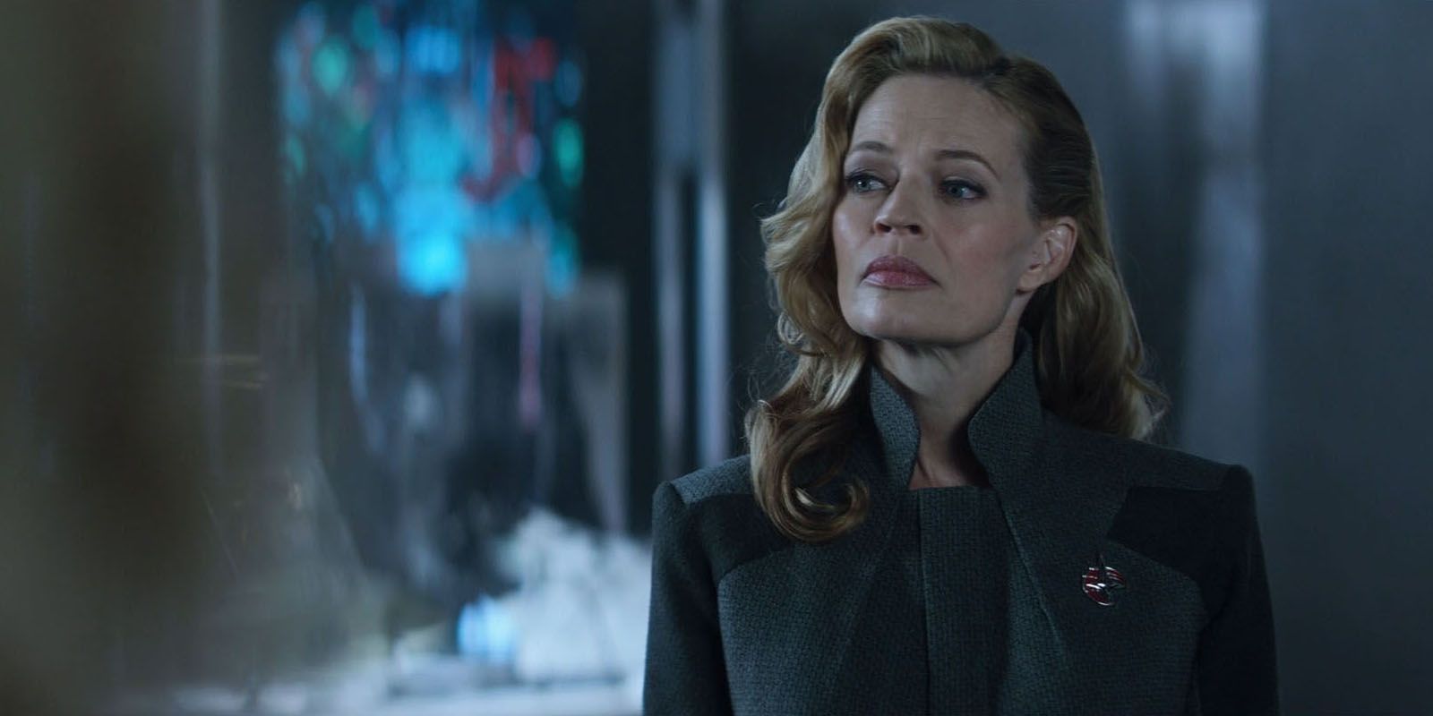 Jeri Ryan as Seven of Nine as President Annika Hansen in Star Trek Picard season 2