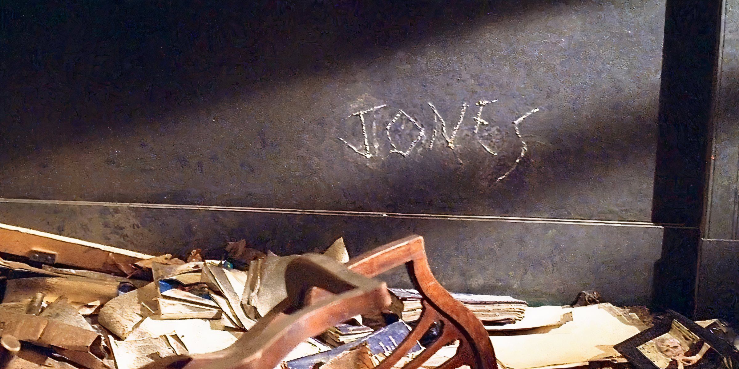 Jones carved into a wall in the Criminal Minds season 2 episode Jones