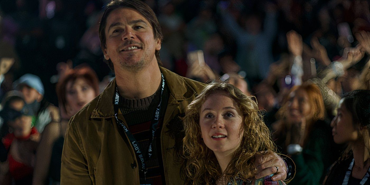 Josh Hartnett em Trap como Cooper, também conhecido como The Butcher, com sua filha em um show