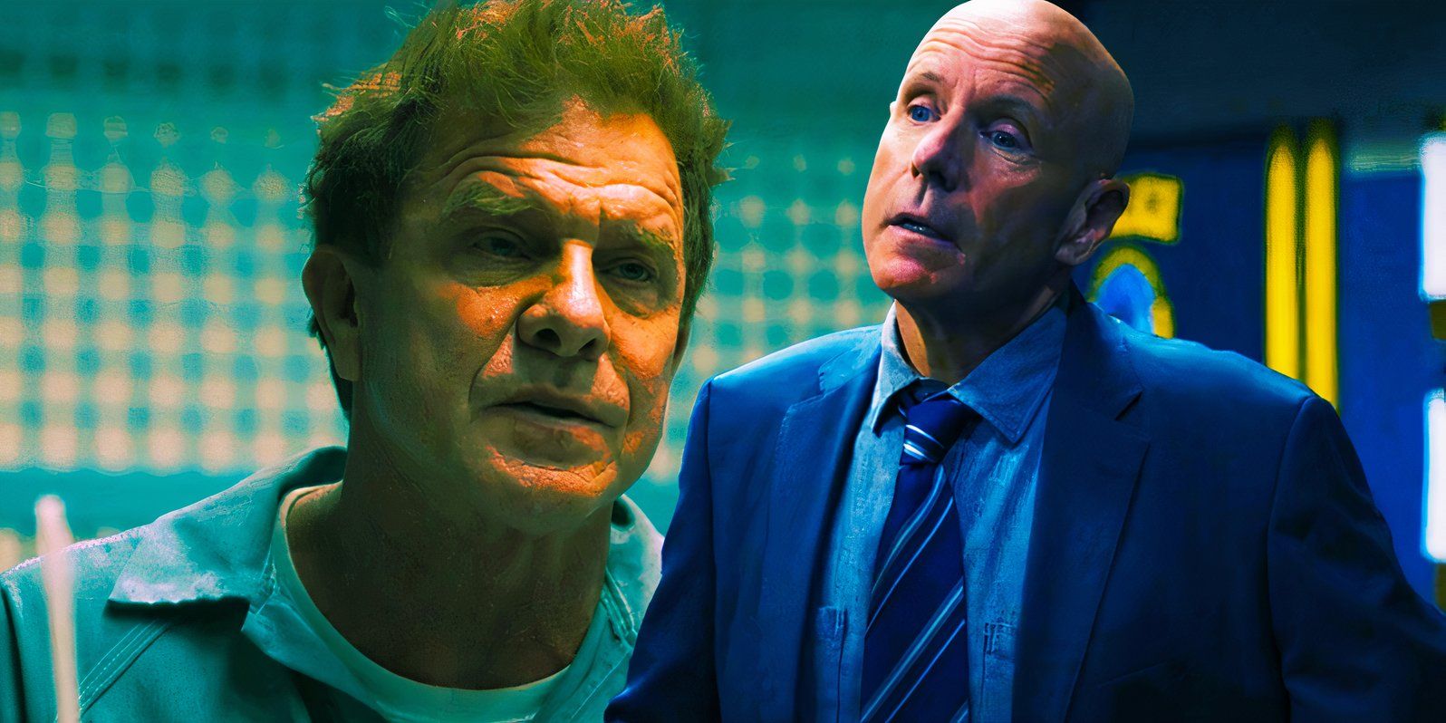 Kenny Johnson as Charlie and Hugh Dillon as Ian in Mayor of Kingstown season 3 episode 7-1