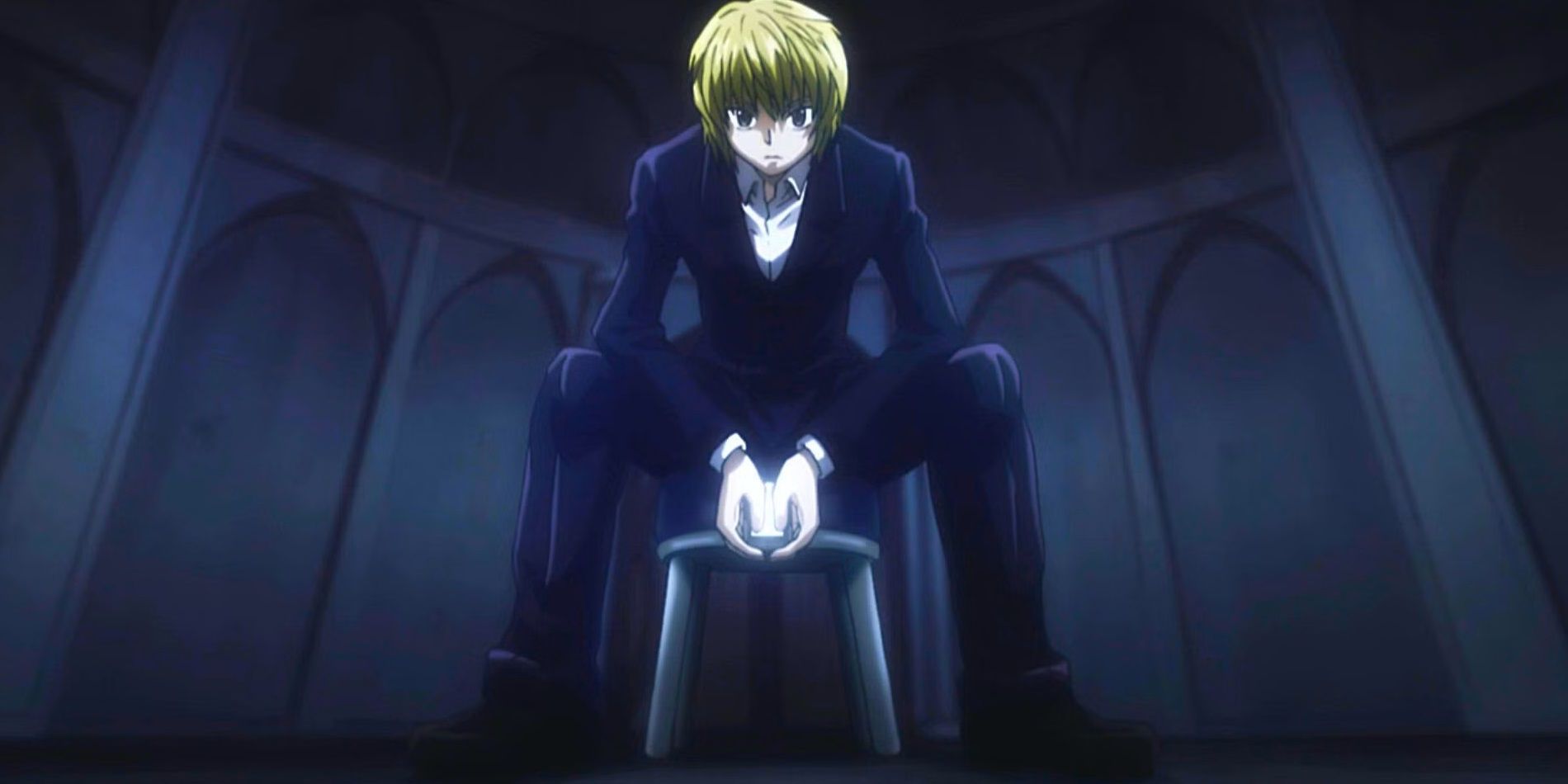 Escena final de Kurapika del anime Hunter x