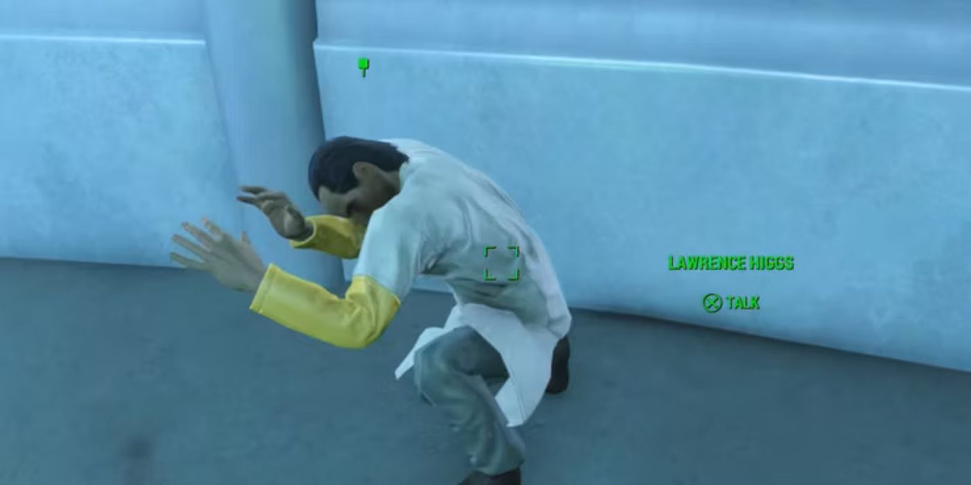 Lawrence Higgs se rendendo em Fallout 4.