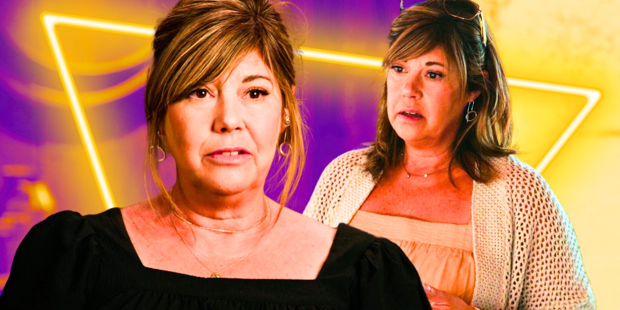 Little People Big World Caryn Roloff in side by side images talking