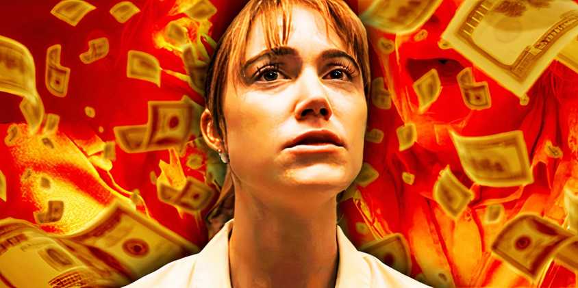 Maika Monroe as Lee Harker in Longlegs.