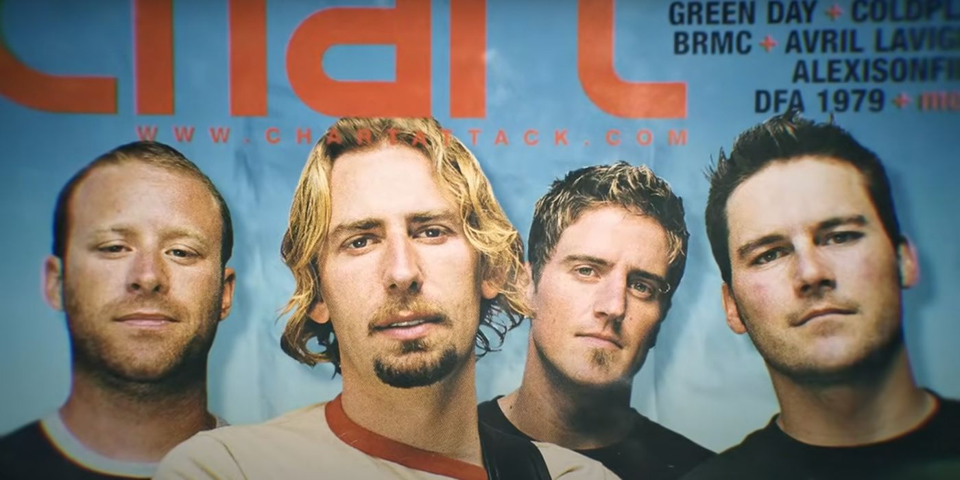 Magazine cover in Hate to Love Nickelback
