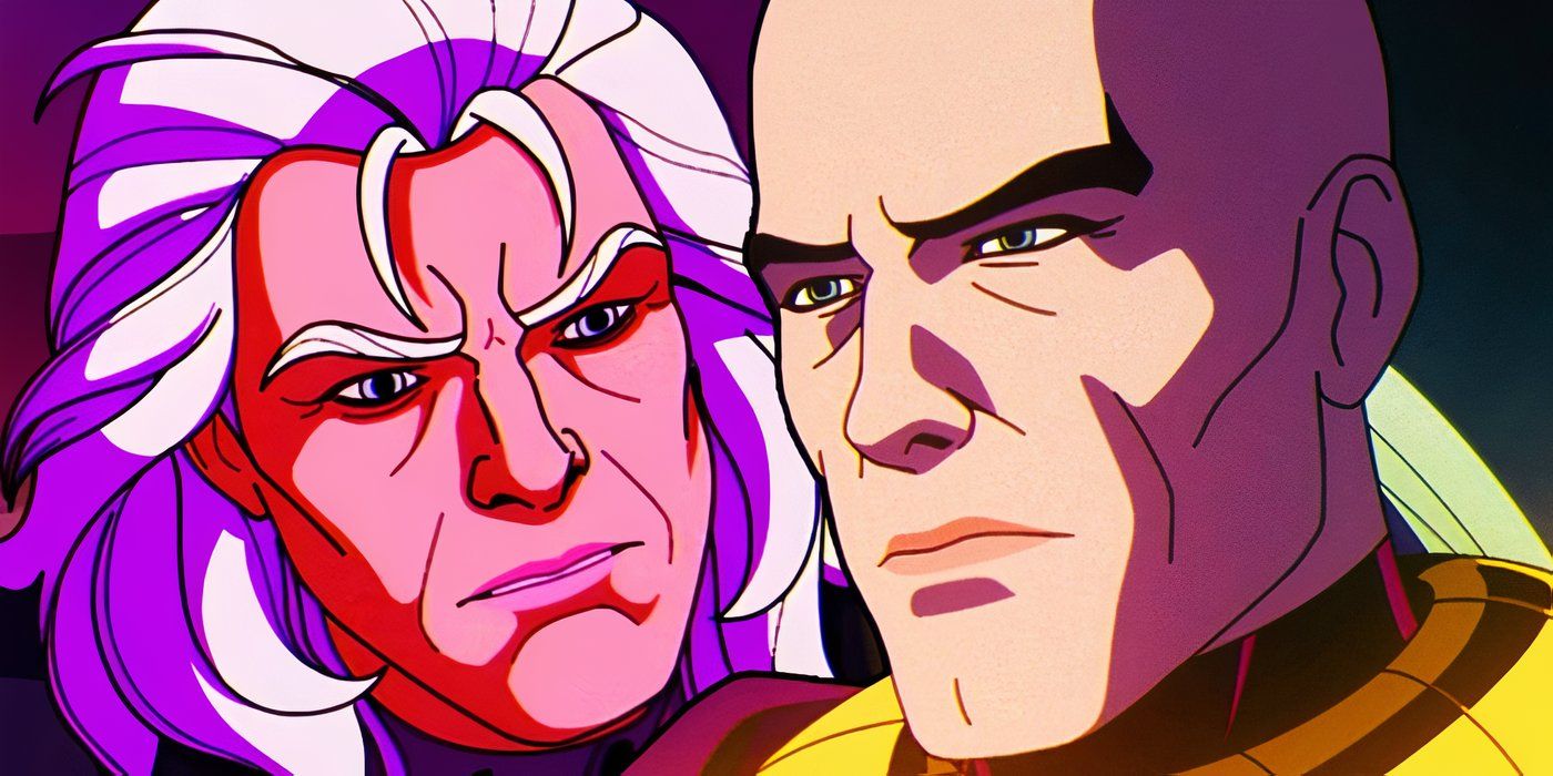 Magneto and Charles Xavier from X-Men &lsquo;97 standing side-by-side.