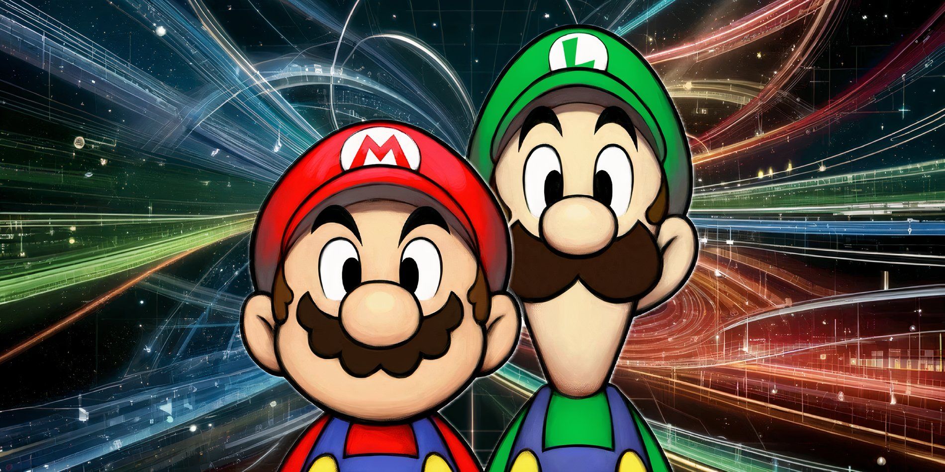 Mario y Luigi en el contexto de la convergencia de los tiempos.